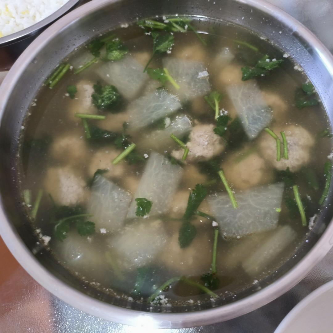 简单的美味：冬瓜丸子汤