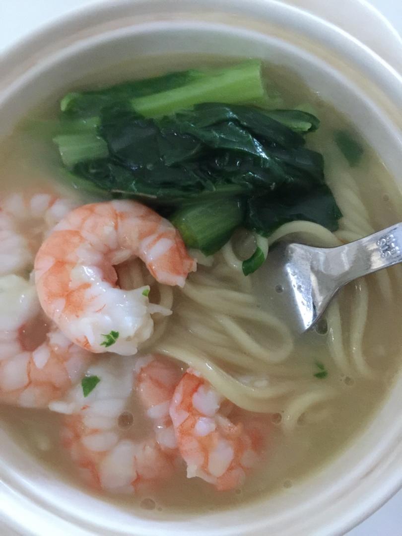用虾油做🦐鲜虾面