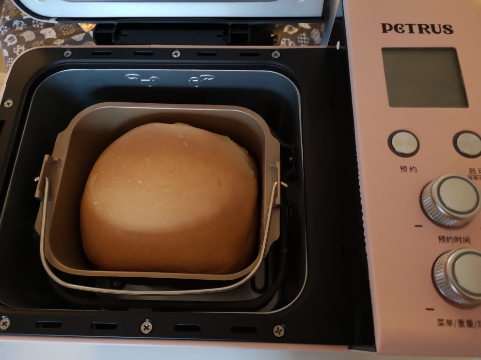 柏翠PE9709面包机—法式甜面包的做法 步骤5