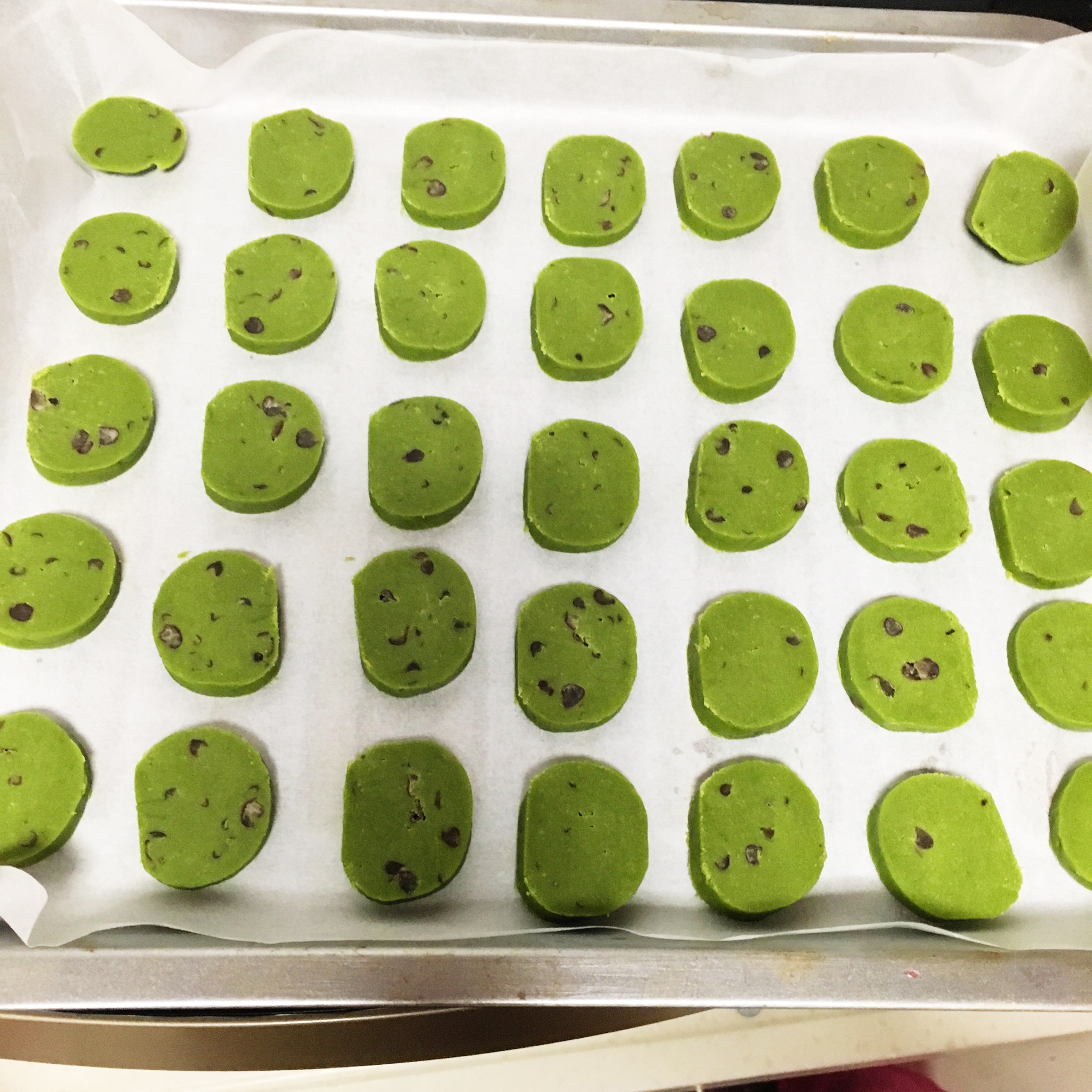 抹茶蔓越莓饼干