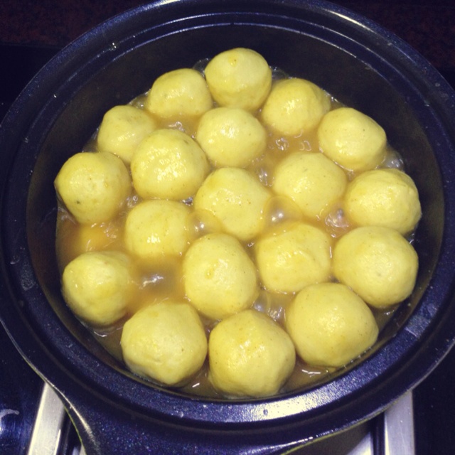 浓香咖喱鱼丸
