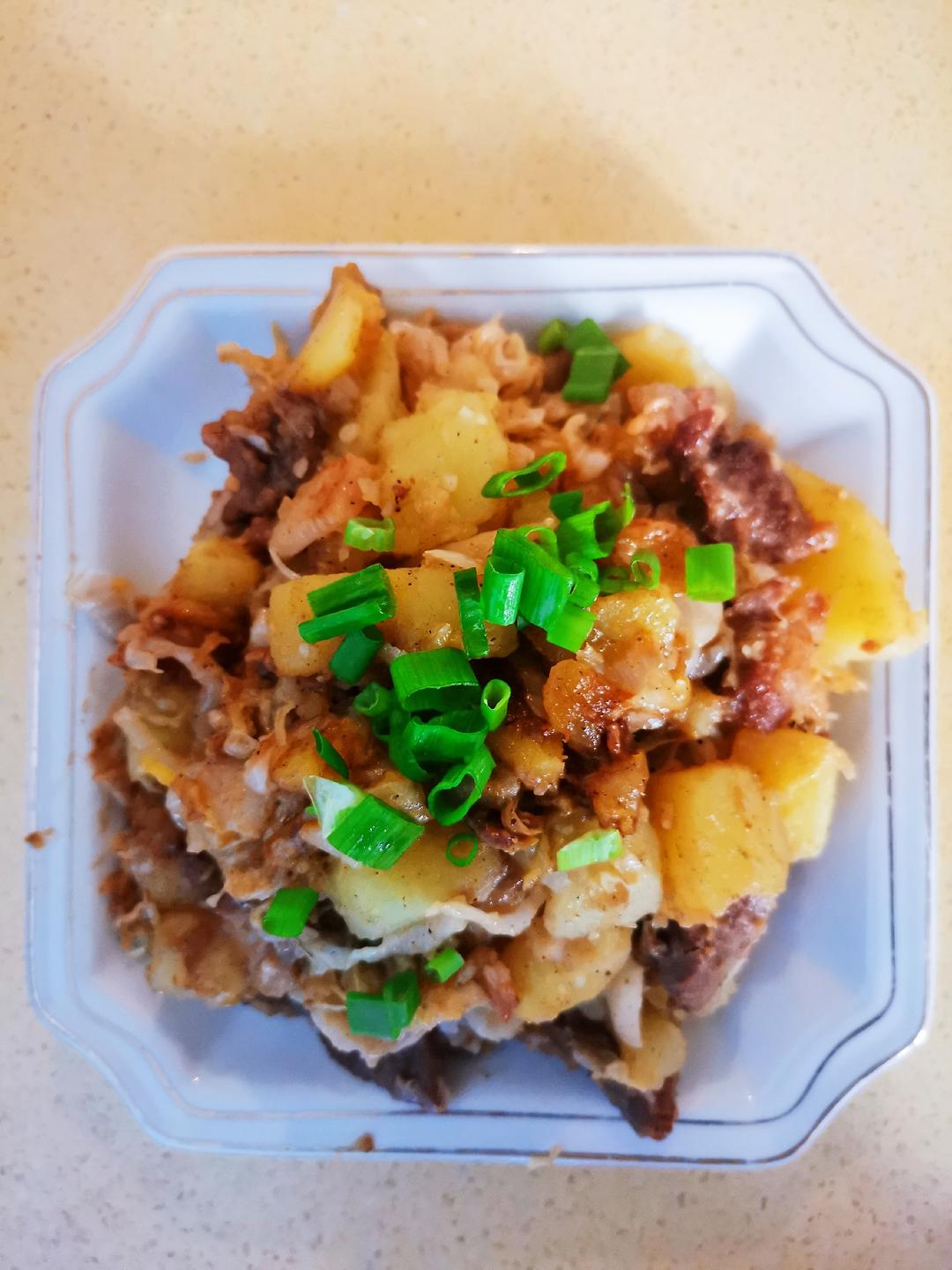 省事口味正的内蒙五花肉烩酸菜,超详细[高压锅版]