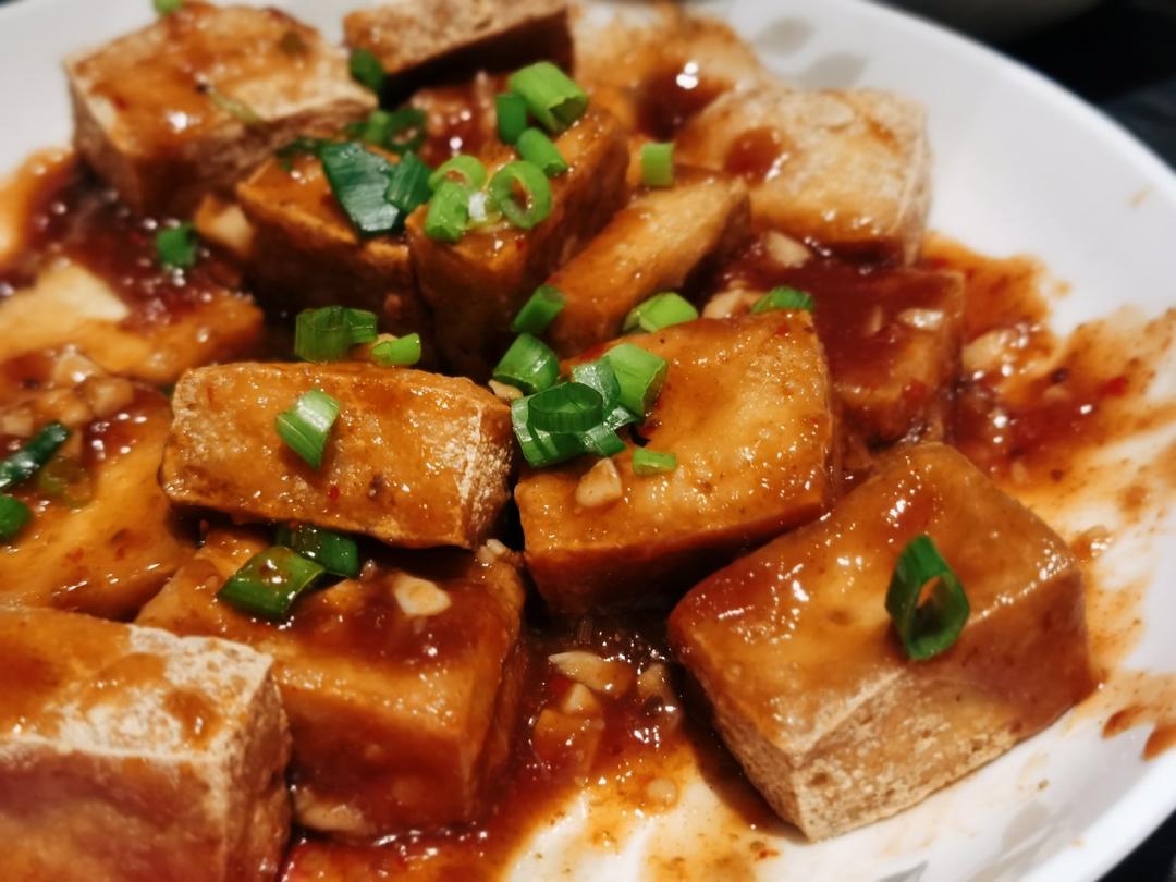 路边摊小吃丨酱汁豆腐做法♨️在家轻松搞定
