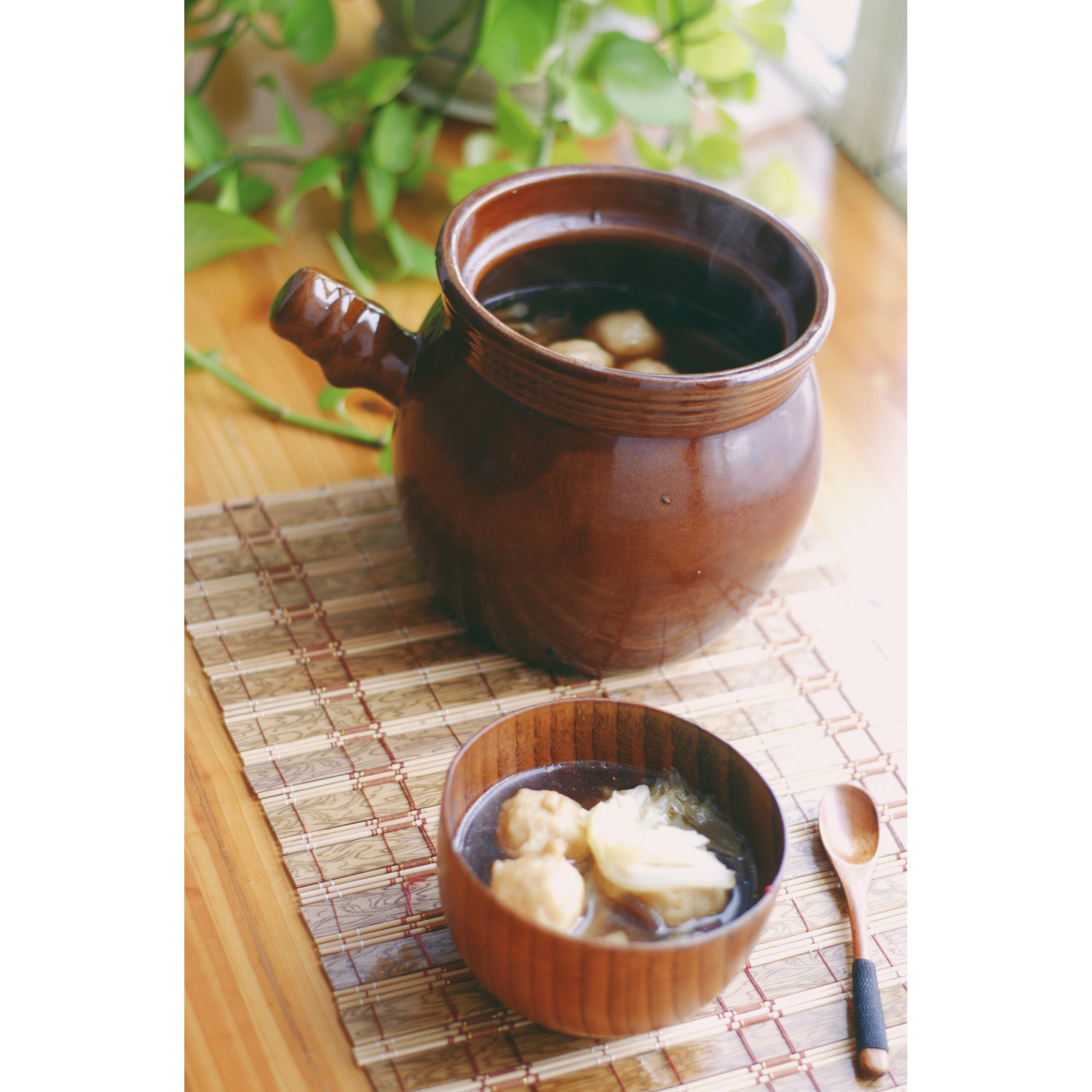 砂锅白菜鱼丸粉丝汤