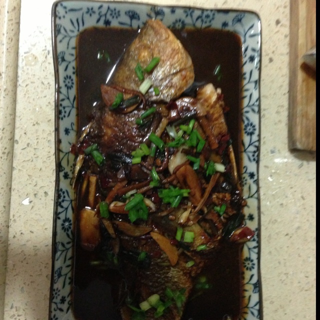 家常红烧鲳鱼