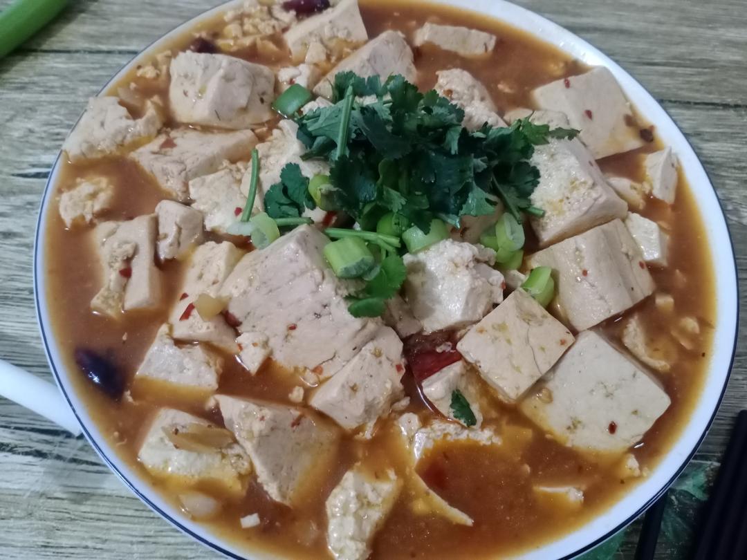 简单易学的下饭菜麻婆豆腐（素版）
