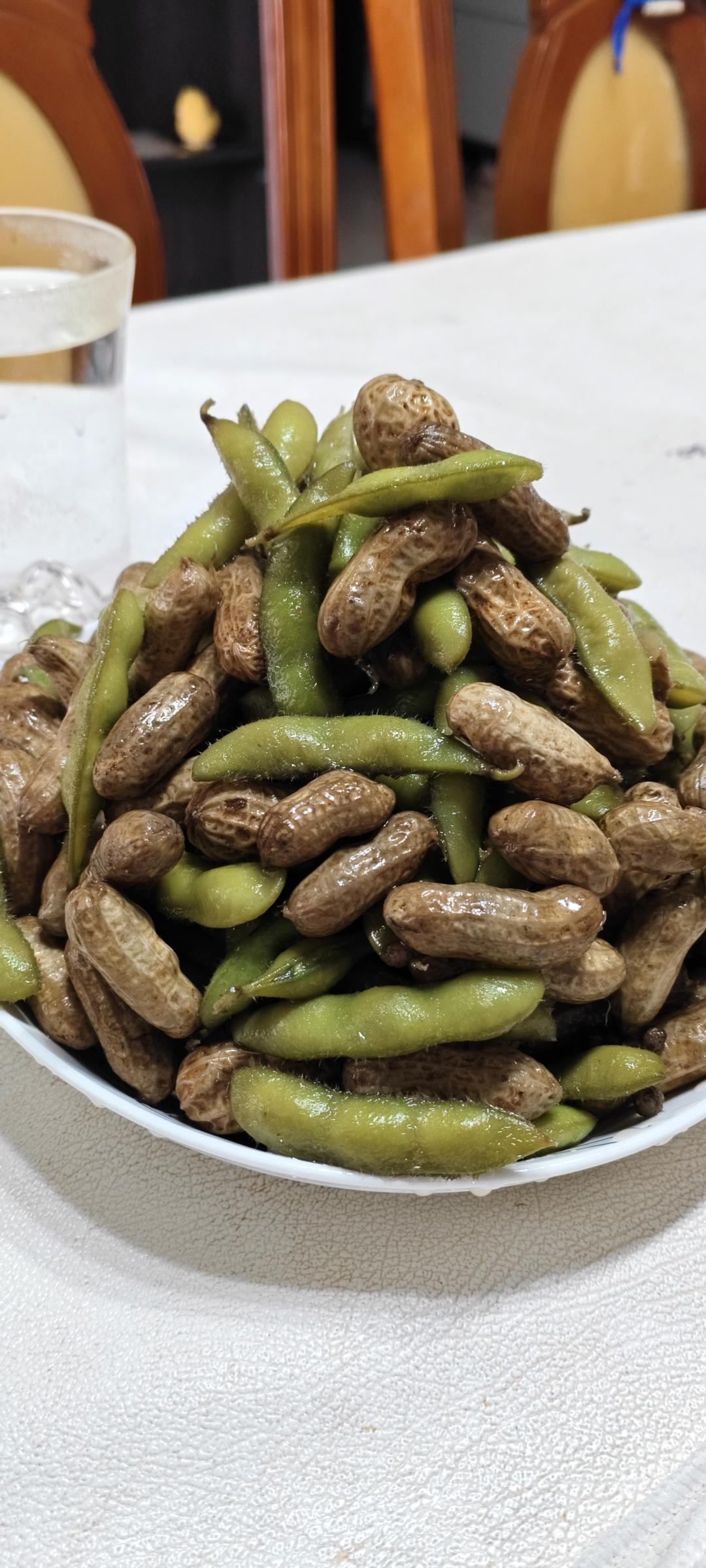 夏日必备煮五香毛豆花生🥜