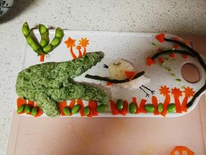 Diy儿童创意餐:不爱刷牙的鳄鱼便当的做法 步骤7