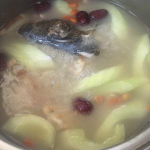 白瓜鱼头汤的做法 步骤5