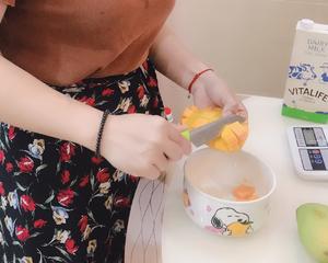 椰汁芒果芋圆西米露的做法 步骤7