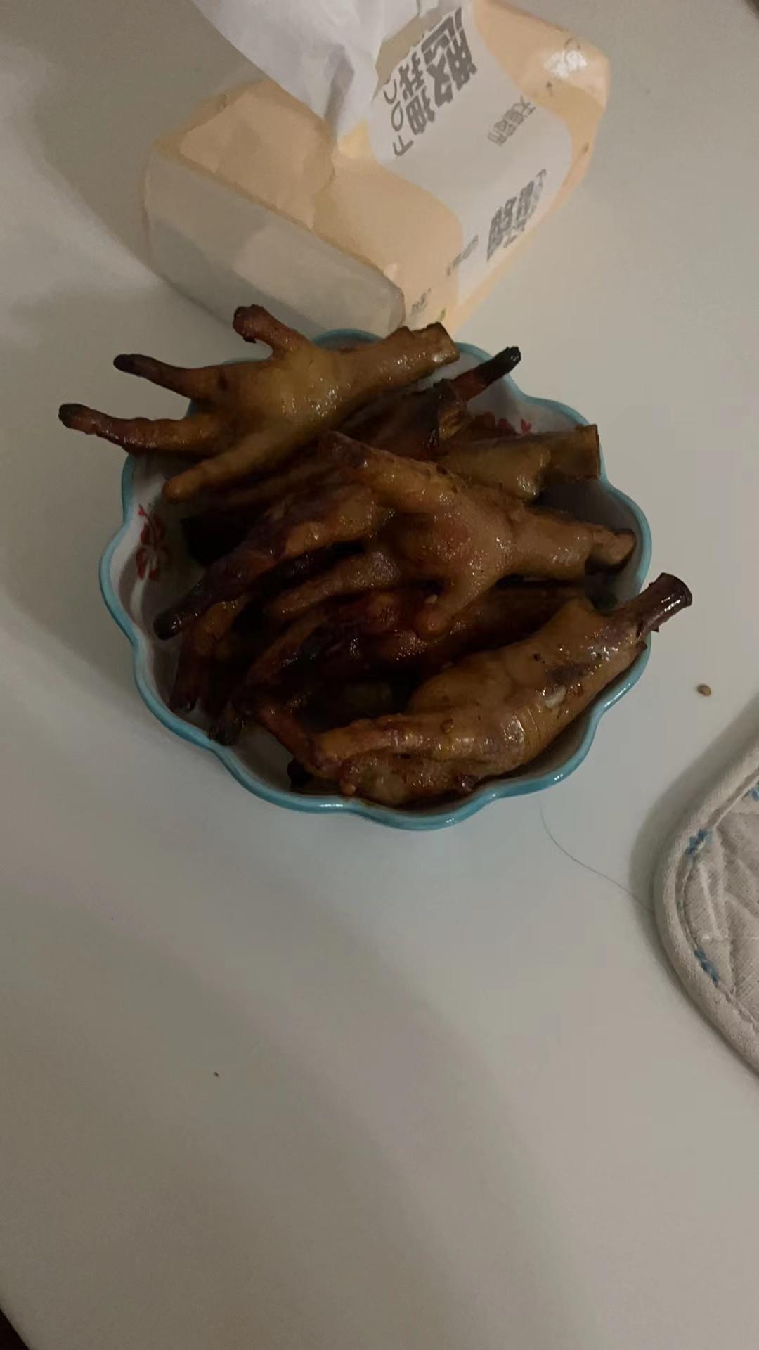 空气炸锅烤鸡爪