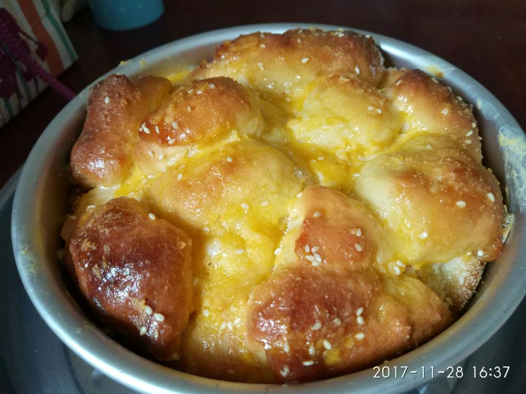 肉松手撕面包—超软会爆浆的面包哟