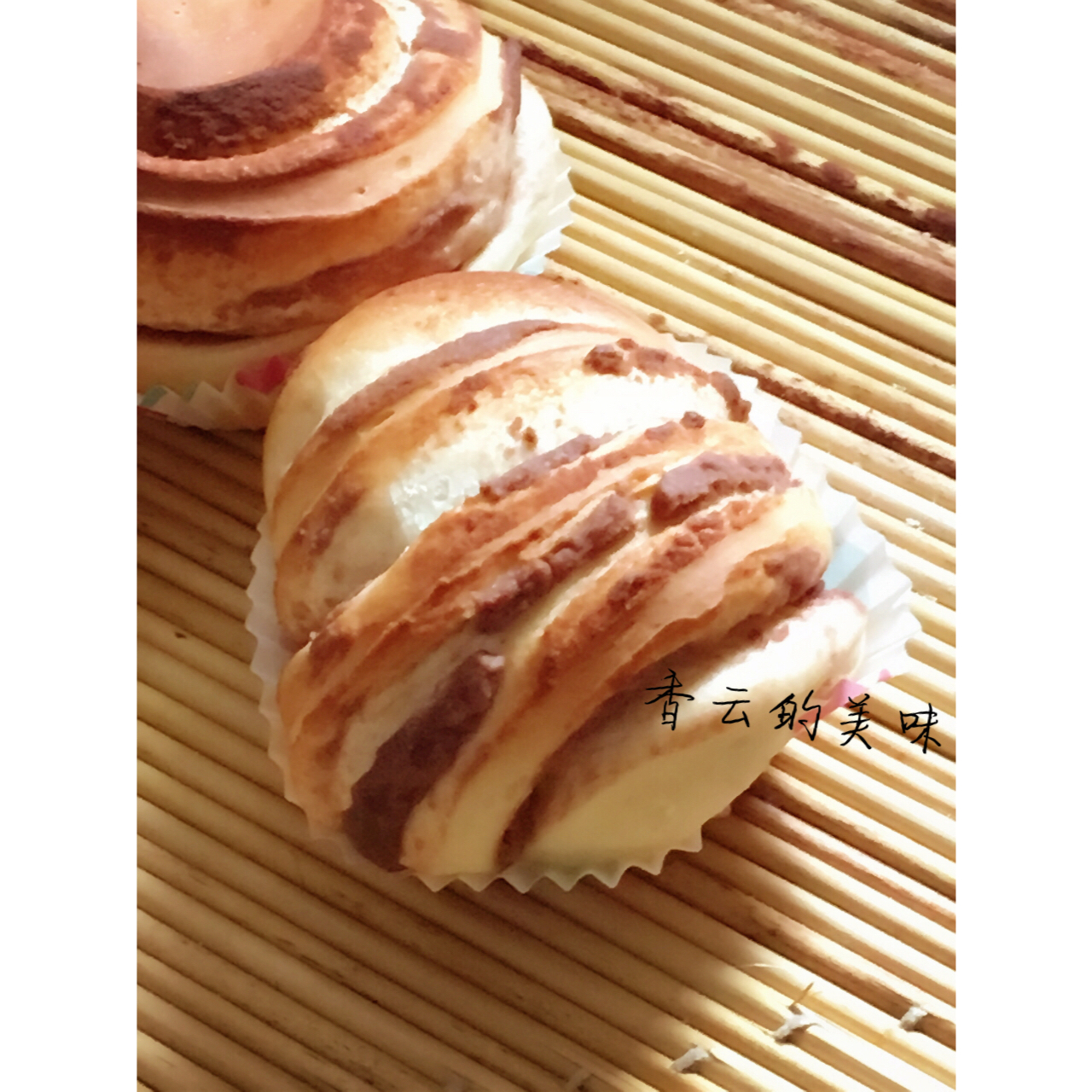 手揉甜面包～豆沙千层包和豆沙卷