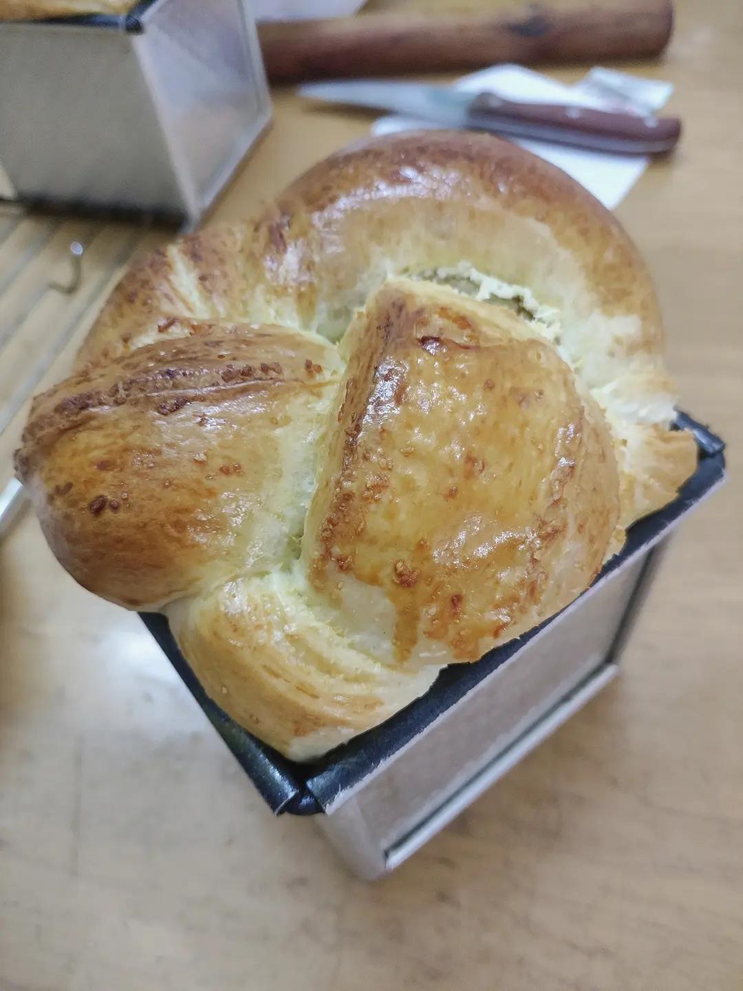 椰蓉吐司（增加小花步骤）