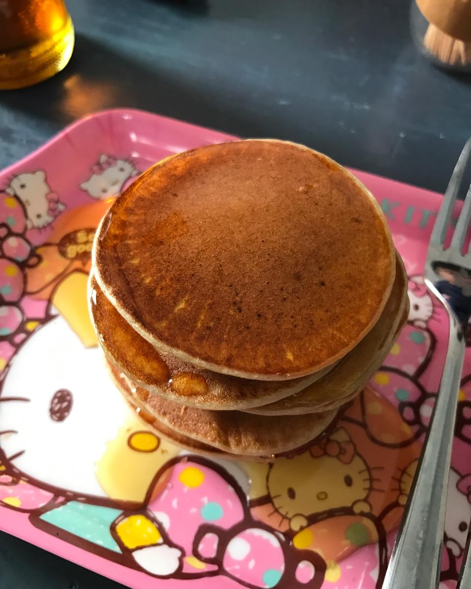 【辅食】不加泡打粉的香蕉松饼