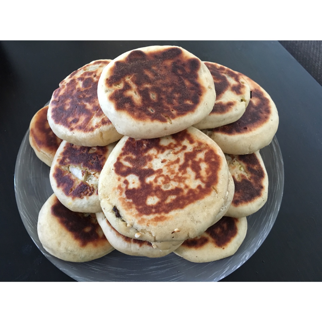 白菜豆腐馅饼