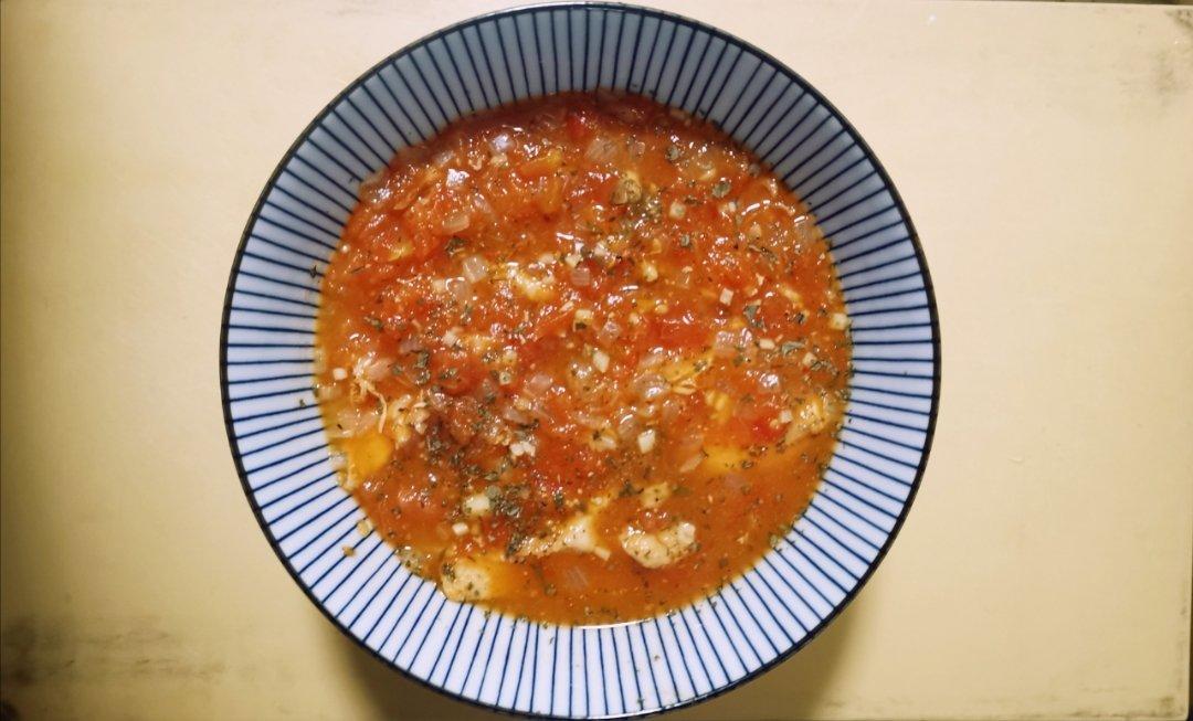 番茄炖鸡胸丨健康·三餐