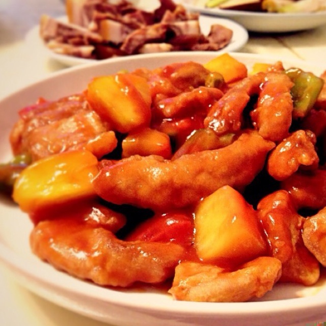 菠萝咕噜肉
