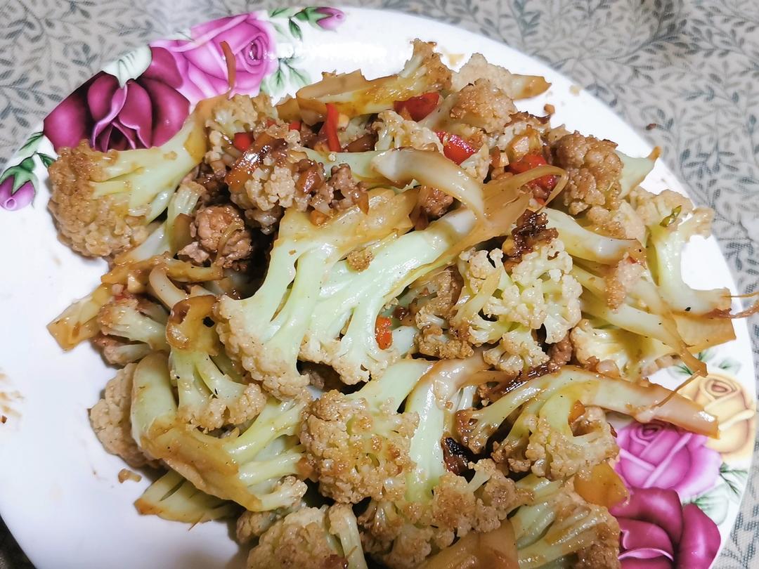 无肉简易版干煸菜花