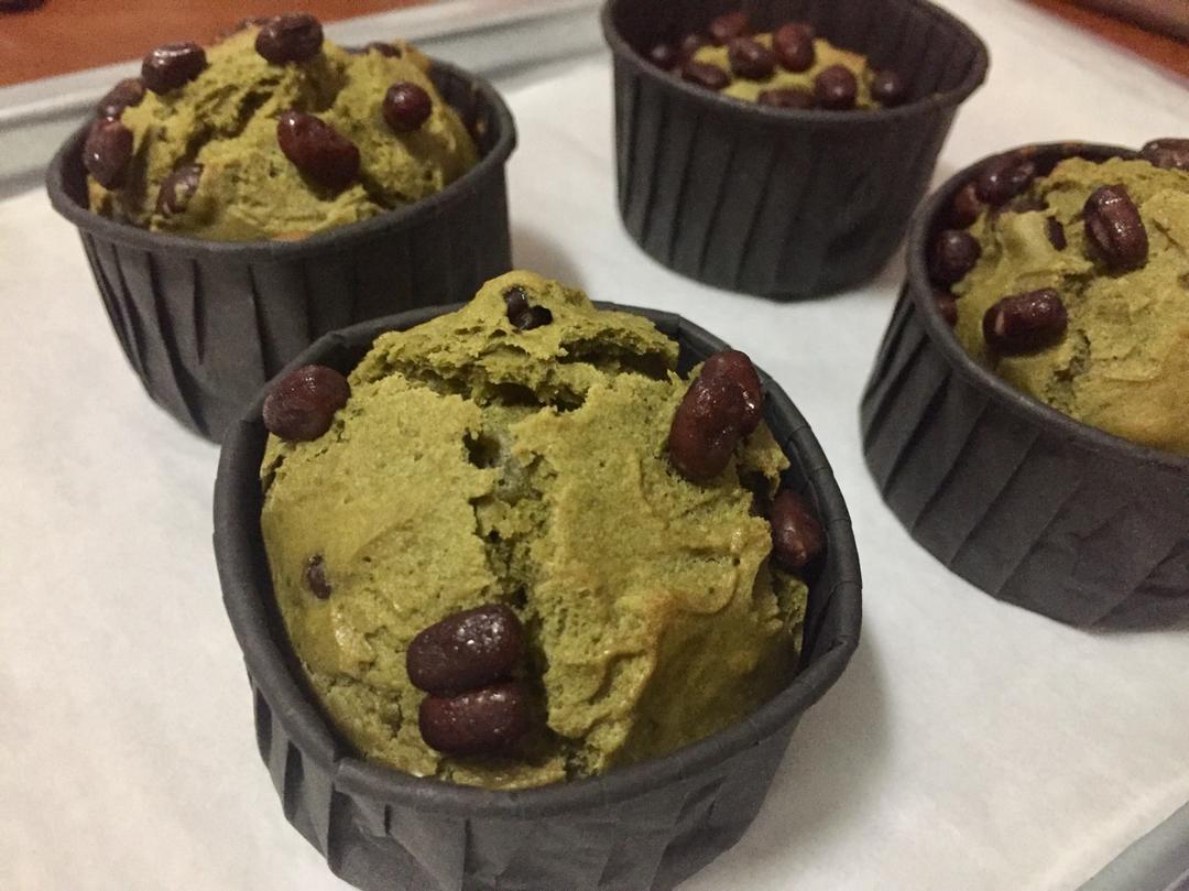抹茶红豆玛芬