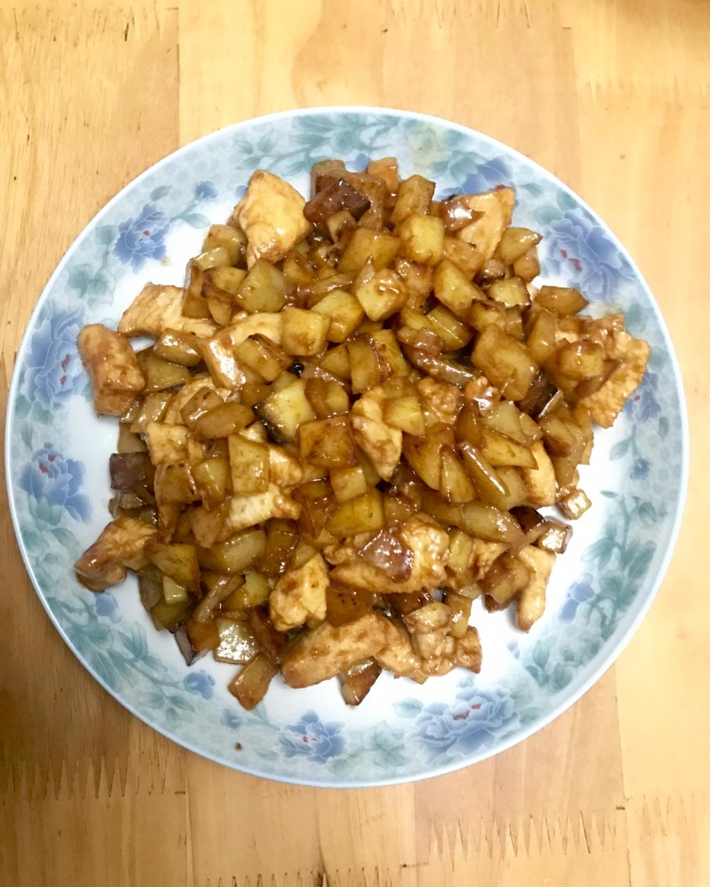 一道怎么做都好吃的干煎土豆鸡丁（红烧，咖喱，椒盐，孜然）