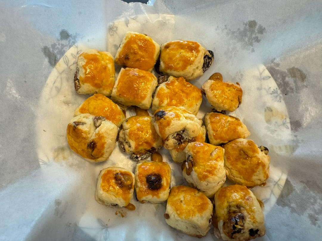 消耗淡奶油的司康