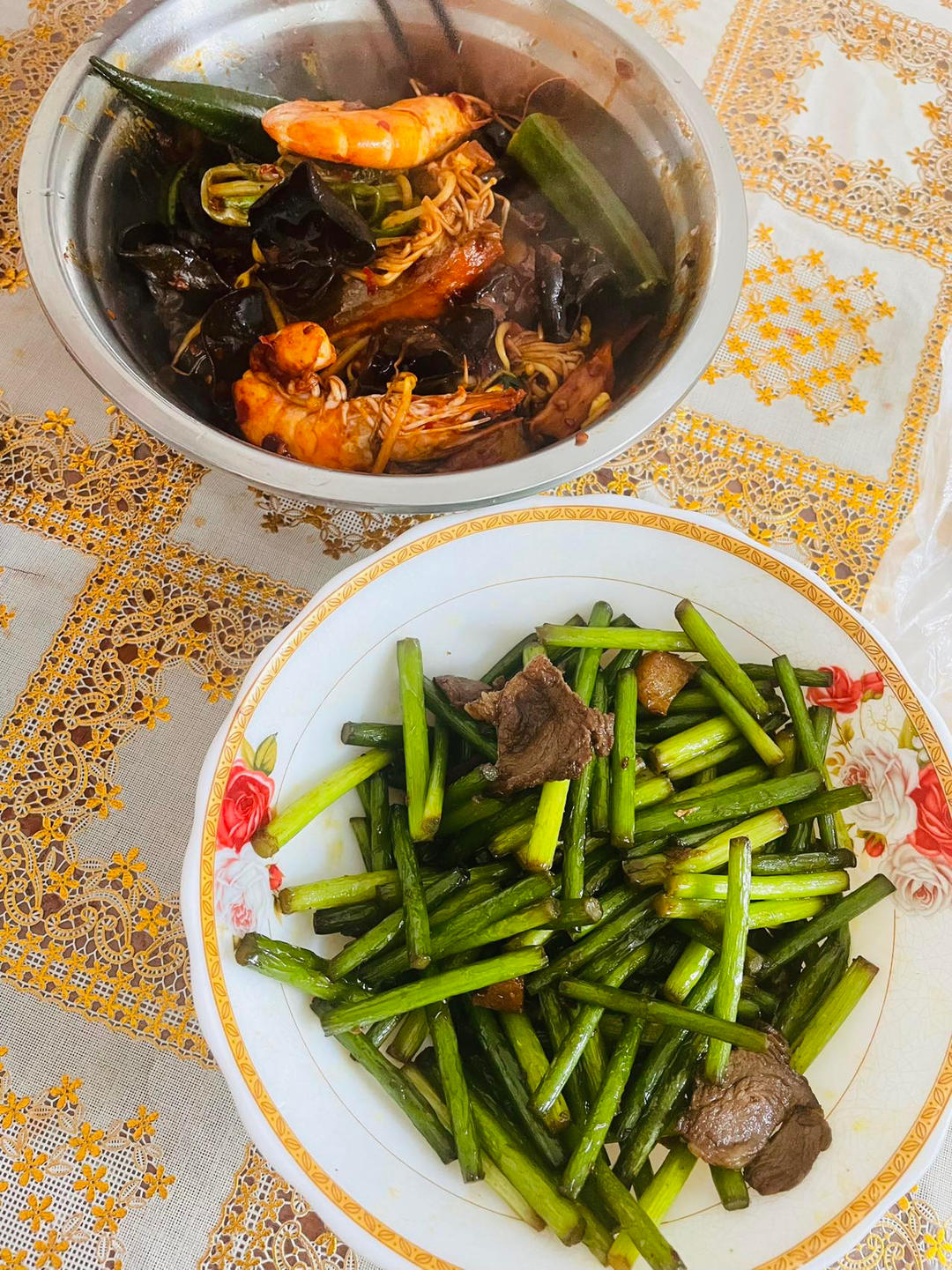 蒜薹炒肉丝