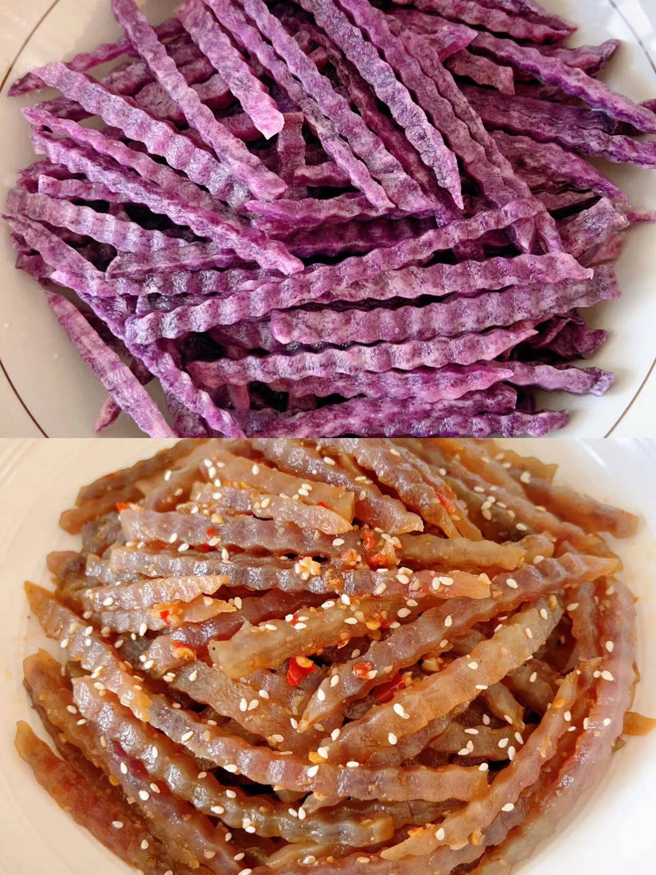 冷拌紫洋芋🥔凉拌紫土豆🥔紫马铃薯🥔的做法