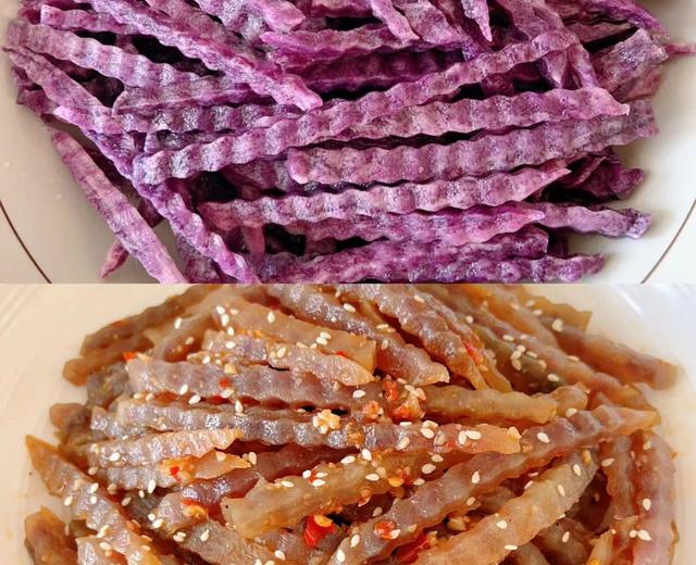 冷拌紫洋芋🥔凉拌紫土豆🥔紫马铃薯🥔的做法