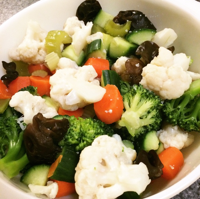 胖子胖子做的凉拌素什锦