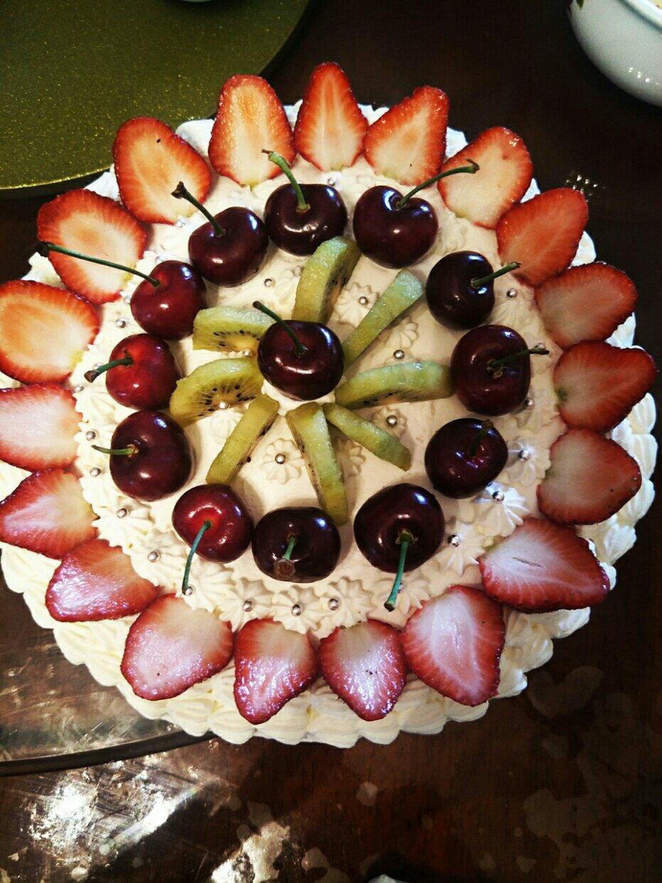 豆豆你好做的水果奶油【生日蛋糕】