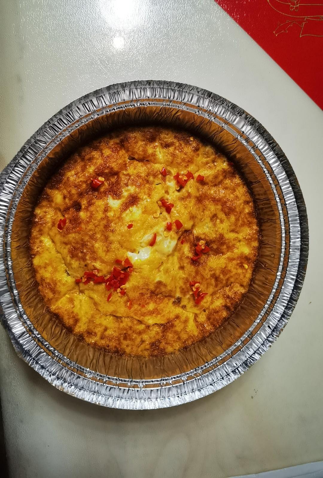 （掉秤神器）空气炸锅豆腐+鸡蛋