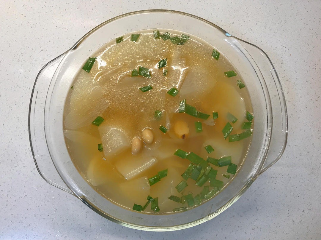 通鼻 止流涕：黄豆双白饮
by wqy的做法