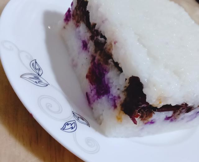 无糖版紫薯红枣凉糕
