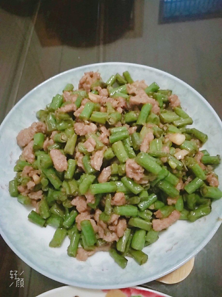 豆角炒牛肉