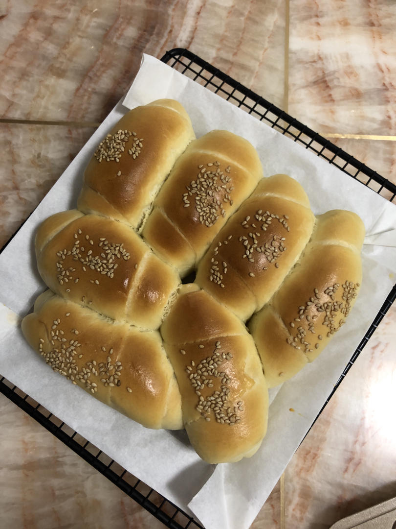 牛奶面包卷（直接法）