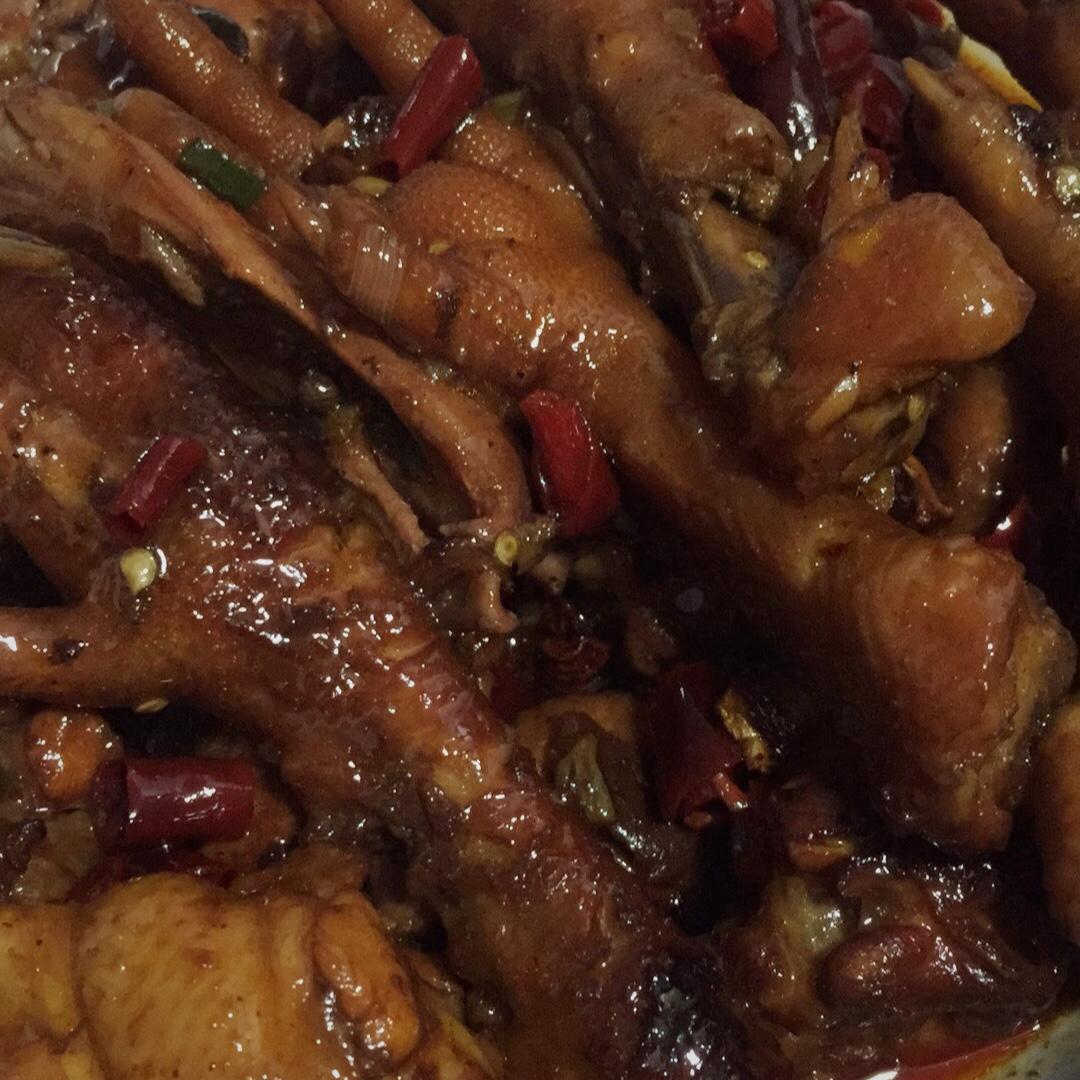 香辣烧鸡爪