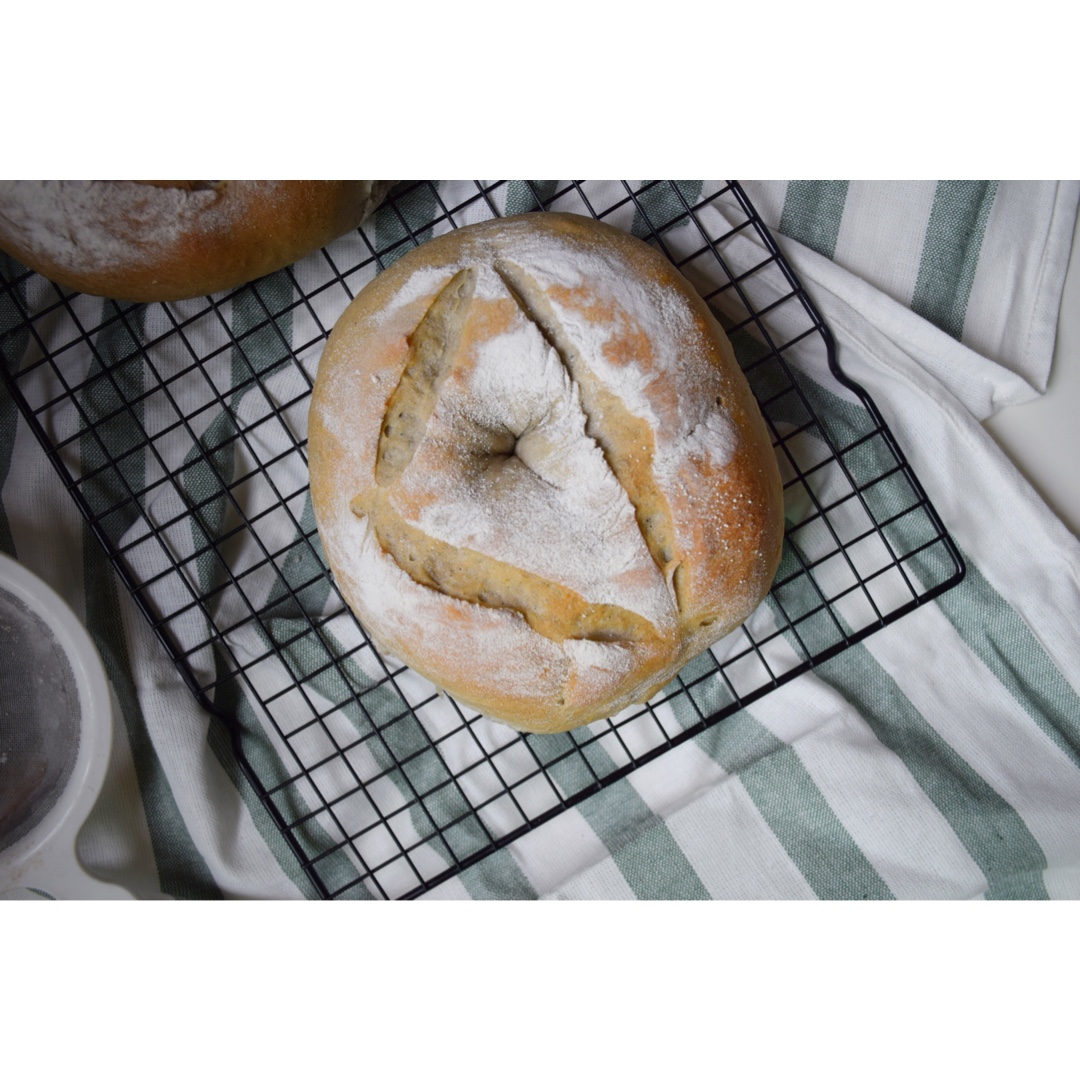 黑芝麻奶酪软欧包