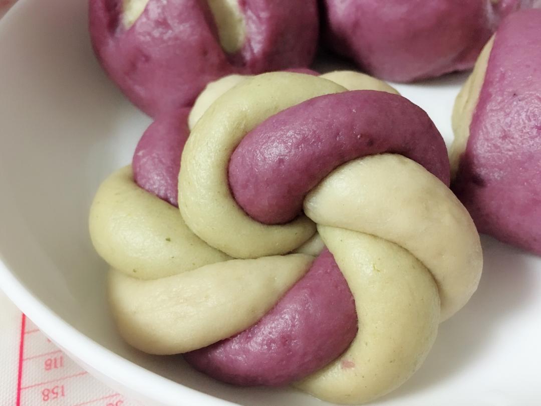 天然果蔬汁彩色棒棒糖馒头