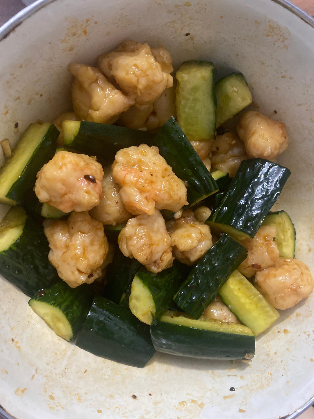 减脂餐l黄瓜凉拌虾滑🍤