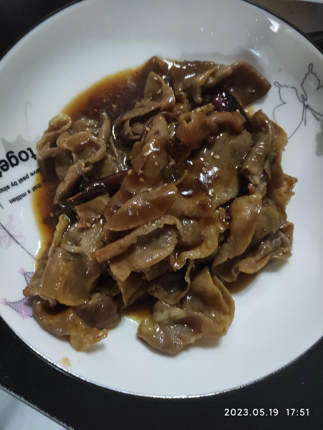 葱爆孜然羊肉卷