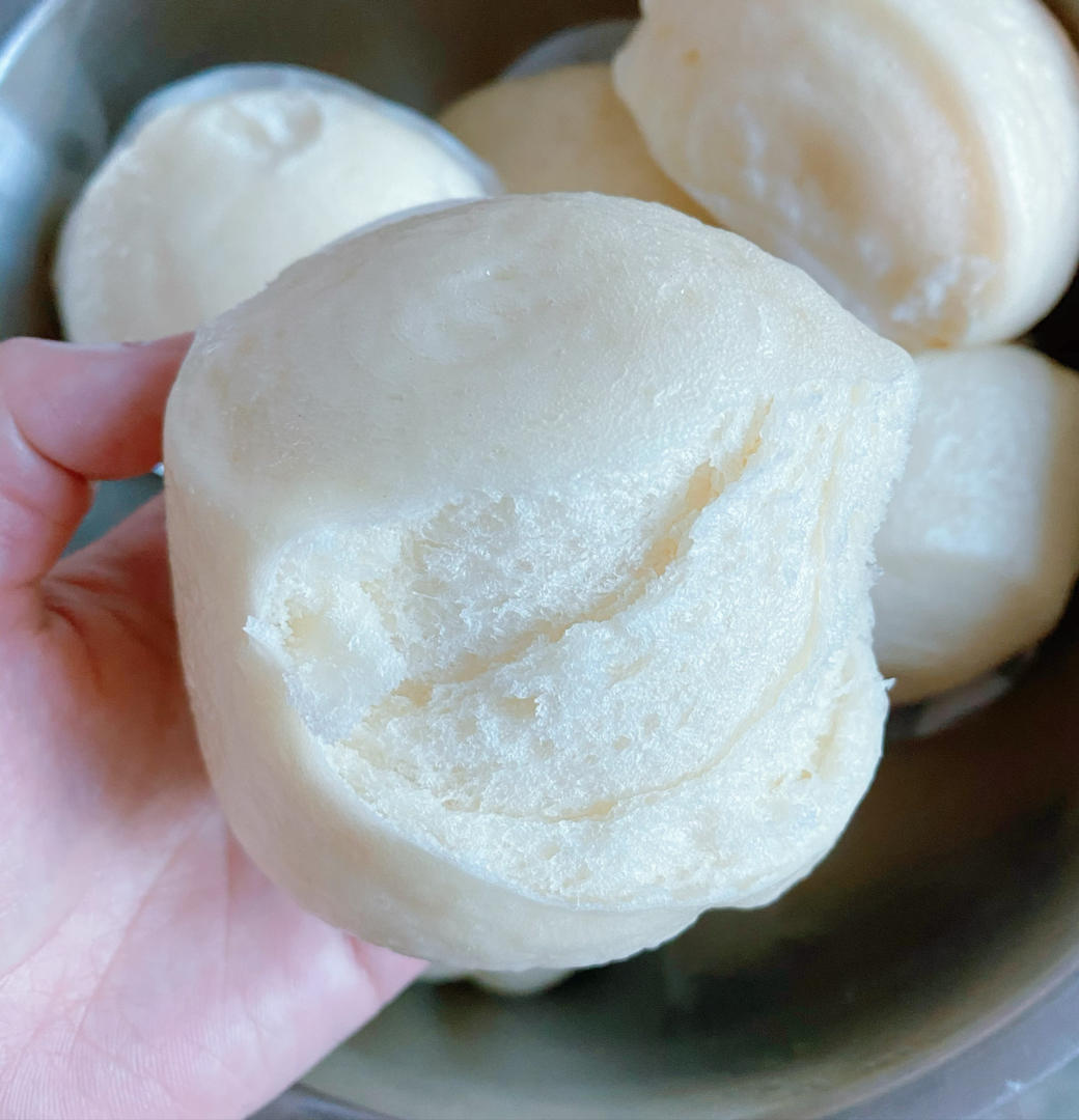 像云朵面包的广式奶切馒头（简单易做）