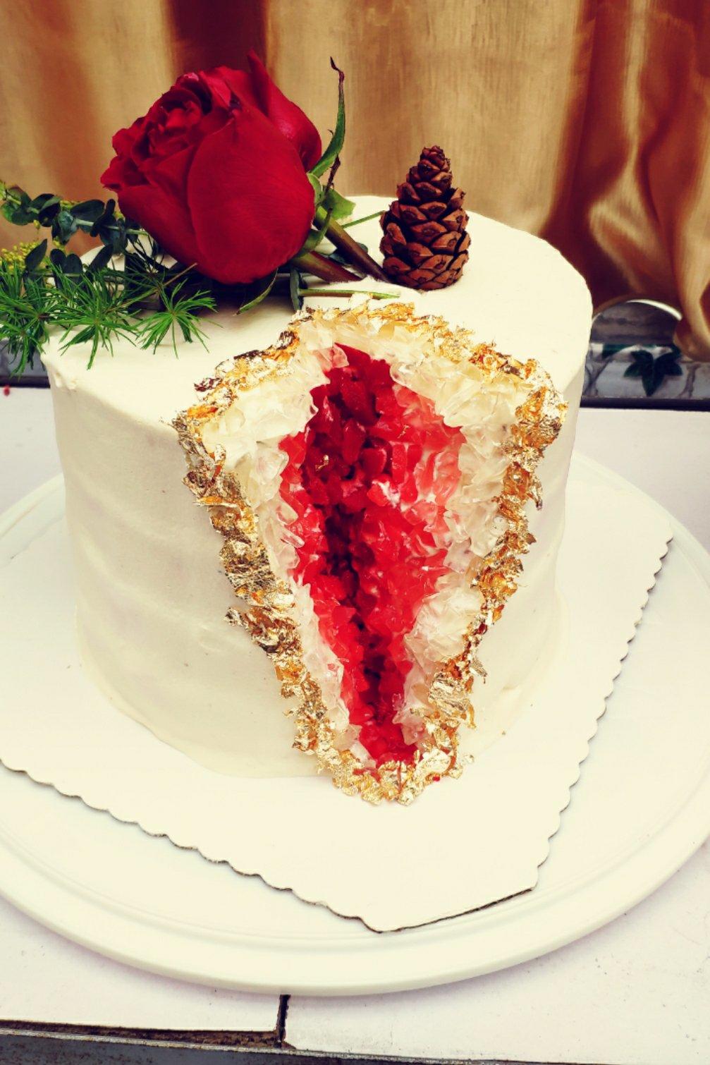 lǒиg鎶,陪沵三生两丗╮做的水晶洞蛋糕【慢食慢语】