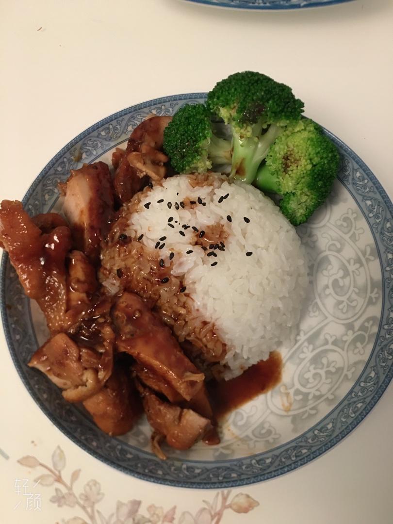 照烧鸡腿饭