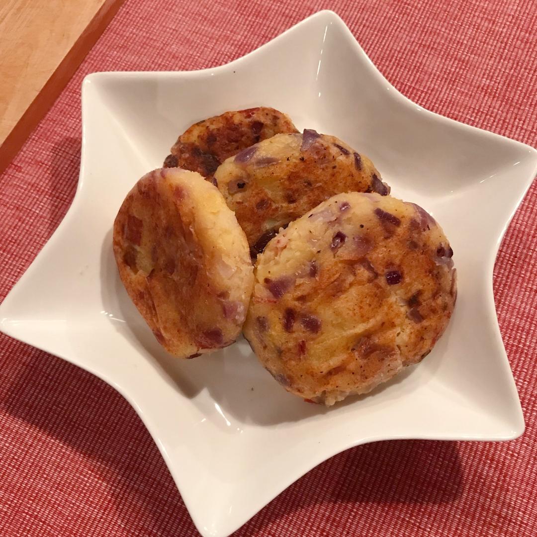 培根洋葱土豆饼