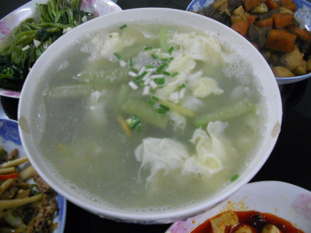 丝瓜蛋花汤