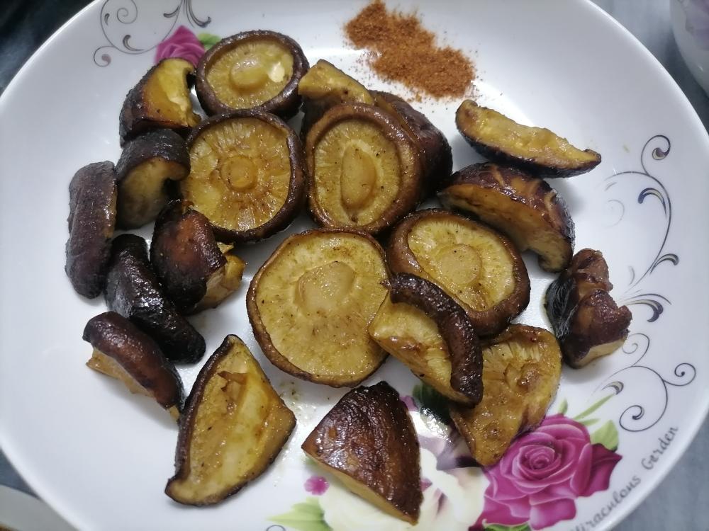 空气炸锅烤香菇