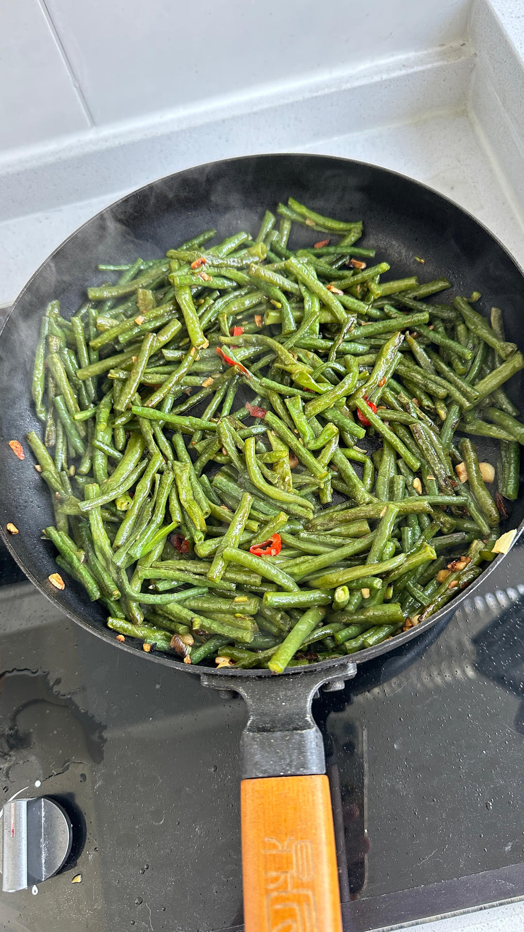 清炒豇豆角