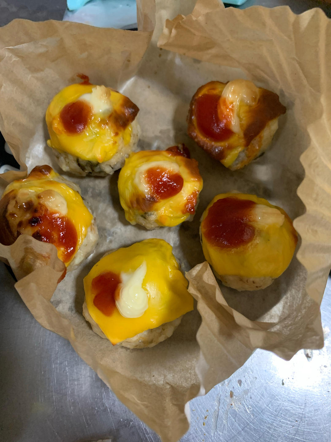 孩子们超喜欢的芝士烤饭团（空气炸锅版）
