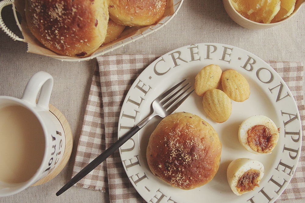 番薯蔓越莓蜂蜜小餐包 panasonic松下面包机版的做法